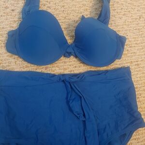 Gianni Bini Black and Blue Swimwear